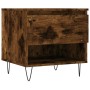 Mesa de centro madera de ingeniería roble ahumado 50x46x50 cm de vidaXL, Mesas de centro - Ref: Foro24-830918, Precio: 35,94 ...