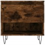 Mesa de centro madera de ingeniería roble ahumado 50x46x50 cm de vidaXL, Mesas de centro - Ref: Foro24-830918, Precio: 35,94 ...