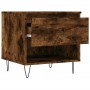 Mesa de centro madera de ingeniería roble ahumado 50x46x50 cm de vidaXL, Mesas de centro - Ref: Foro24-830918, Precio: 35,94 ...