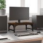 Soporte de pantalla madera ingeniería marrón roble 37x23x14 cm de vidaXL, Bases y elevadores para ordenadores - Ref: Foro24-8...
