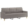 Juego de sofás con cojines 4 piezas tela gris taupe de vidaXL, Sofás - Ref: Foro24-3201273, Precio: 693,78 €, Descuento: %