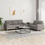 Sofa set with 2 pieces of gray taupe fabric cushions by vidaXL, Sofas - Ref: Foro24-3201329, Price: 489,06 €, Discount: %