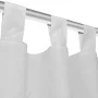 Micro-satin curtains with loops 2 units white 140x245 cm by vidaXL, Curtains and curtains - Ref: Foro24-130361, Price: 32,61 ...