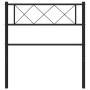 Cabecero de metal negro 90 cm de vidaXL, Cabeceros y pies de cama - Ref: Foro24-372305, Precio: 22,32 €, Descuento: %