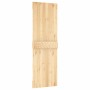 Puerta corredera con herrajes madera maciza de pino 70x210 cm en Puertas | Comprar online en Foru.es