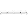 Marquesina puerta policarbonato negro y transparente 350x75 cm de vidaXL, Toldos - Ref: Foro24-153591, Precio: 96,99 €, Descu...