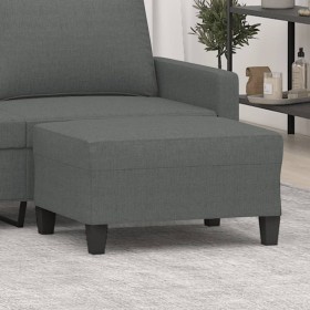 Reposapiés de tela gris oscuro 70x55x41 cm de vidaXL, Otomanas - Ref: Foro24-349348, Precio: 66,32 €, Descuento: %