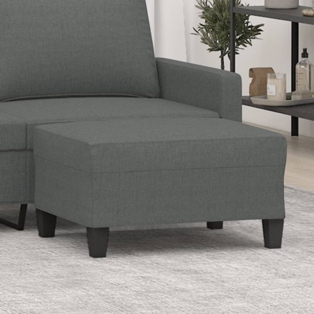 Reposapiés de tela gris oscuro 70x55x41 cm de vidaXL, Otomanas - Ref: Foro24-349348, Precio: 66,32 €, Descuento: %