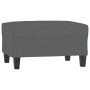 Reposapiés de tela gris oscuro 70x55x41 cm de vidaXL, Otomanas - Ref: Foro24-349348, Precio: 66,32 €, Descuento: %