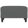 Reposapiés de tela gris oscuro 70x55x41 cm de vidaXL, Otomanas - Ref: Foro24-349348, Precio: 66,32 €, Descuento: %