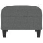 Reposapiés de tela gris oscuro 70x55x41 cm de vidaXL, Otomanas - Ref: Foro24-349348, Precio: 66,32 €, Descuento: %