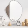 Espejo de pared plateado 60x50 cm de vidaXL, Espejos - Ref: Foro24-348249, Precio: 49,78 €, Descuento: %