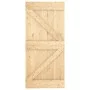 Sliding door with solid pine wood hardware 95x210 cm by vidaXL, Doors - Ref: Foro24-3203229, Price: 205,54 €, Discount: %