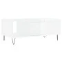 Mesa de centro madera contrachapada blanco brillo 90x50x36,5 cm de vidaXL, Mesas de centro - Ref: Foro24-830590, Precio: 67,1...