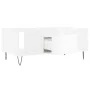 Mesa de centro madera contrachapada blanco brillo 90x50x36,5 cm de vidaXL, Mesas de centro - Ref: Foro24-830590, Precio: 67,1...