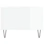 Mesa de centro madera contrachapada blanco brillo 90x50x36,5 cm de vidaXL, Mesas de centro - Ref: Foro24-830590, Precio: 67,1...
