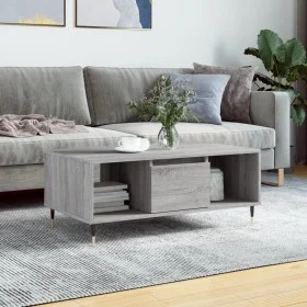Sonoma Couchtisch aus grauem Sperrholz 90x50x36,5 cm von vidaXL, Couchtisch - Ref: Foro24-830586, Preis: 61,90 €, Rabatt: %