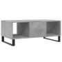 Mesa de centro madera contrachapada gris hormigón 90x50x36,5 cm de vidaXL, Mesas de centro - Ref: Foro24-830600, Precio: 61,1...