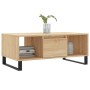 Mesa de centro madera contrachapada roble Sonoma 90x50x36,5 cm de vidaXL, Mesas de centro - Ref: Foro24-830599, Precio: 60,71...