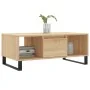 Mesa de centro madera contrachapada roble Sonoma 90x50x36,5 cm de vidaXL, Mesas de centro - Ref: Foro24-830599, Precio: 59,97...