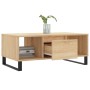 Mesa de centro madera contrachapada roble Sonoma 90x50x36,5 cm de vidaXL, Mesas de centro - Ref: Foro24-830599, Precio: 60,71...