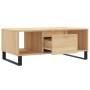 Mesa de centro madera contrachapada roble Sonoma 90x50x36,5 cm de vidaXL, Mesas de centro - Ref: Foro24-830599, Precio: 60,71...