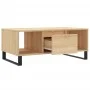Mesa de centro madera contrachapada roble Sonoma 90x50x36,5 cm de vidaXL, Mesas de centro - Ref: Foro24-830599, Precio: 59,97...