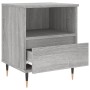 Mesita de noche madera de ingeniería gris Sonoma 40x35x50 cm de vidaXL, Mesitas de noche - Ref: Foro24-830616, Precio: 42,30 ...