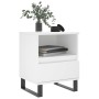 Mesitas de noche 2 uds madera de ingeniería blanco 40x35x50 cm de vidaXL, Mesitas de noche - Ref: Foro24-830637, Precio: 87,4...