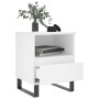 Mesitas de noche 2 uds madera de ingeniería blanco 40x35x50 cm de vidaXL, Mesitas de noche - Ref: Foro24-830637, Precio: 87,4...