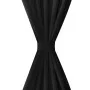 2 cortinas negras micro-satinadas con trabillas, 140 x 245 cm de vidaXL, Cortinas y visillos - Ref: Foro24-130355, Precio: 35...