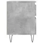Bedside tables 2 units engineered wood gray concrete 40x35x50 cm by vidaXL, Nightstands - Ref: Foro24-830677, Price: 70,03 €,...