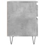 Mesitas noche 2 uds madera ingeniería gris hormigón 40x35x50 cm de vidaXL, Mesitas de noche - Ref: Foro24-830677, Precio: 70,...