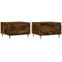 Mesas centro 2 uds madera ingeniería roble ahumado 50x46x35 cm de vidaXL, Mesas de centro - Ref: Foro24-830855, Precio: 54,95...