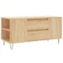 Sonoma Couchtisch aus Eichenholz 102x44,5x50 cm von vidaXL, Couchtisch - Ref: Foro24-830999, Preis: 75,60 €, Rabatt: %