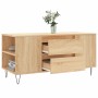Mesa de centro madera de ingeniería roble Sonoma 102x44,5x50 cm de vidaXL, Mesas de centro - Ref: Foro24-830999, Precio: 76,4...