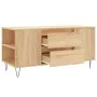 Sonoma Couchtisch aus Eichenholz 102x44,5x50 cm von vidaXL, Couchtisch - Ref: Foro24-830999, Preis: 75,60 €, Rabatt: %