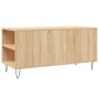 Mesa de centro madera de ingeniería roble Sonoma 102x44,5x50 cm de vidaXL, Mesas de centro - Ref: Foro24-830999, Precio: 76,4...