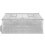 Invernadero de aluminio reforzado con estructura base 9,025 m² de vidaXL, Invernaderos - Ref: Foro24-41320, Precio: 1,00 €, D...
