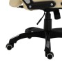 Silla de oficina de cuero sintético color crema de vidaXL, Sillas de oficina - Ref: Foro24-20234, Precio: 209,34 €, Descuento: %