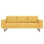 Yellow 3-seater fabric sofa by vidaXL, Sofas - Ref: Foro24-281392, Price: 428,45 €, Discount: %