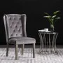 Silla de comedor de terciopelo gris de vidaXL, Sillas de comedor - Ref: Foro24-287951, Precio: 216,59 €, Descuento: %
