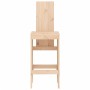 Taburetes altos de cocina 2 uds madera maciza pino 40x42x120 cm de vidaXL, Sillas de jardín - Ref: Foro24-825352, Precio: 120...
