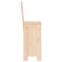 Taburetes altos de cocina 2 uds madera maciza pino 40x42x120 cm de vidaXL, Sillas de jardín - Ref: Foro24-825352, Precio: 120...