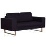 Juego de sofás 2 piezas de tela negro de vidaXL, Sofás - Ref: Foro24-276863, Precio: 850,52 €, Descuento: %