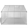 Invernadero de aluminio reforzado con estructura base 6,05 m² de vidaXL, Invernaderos - Ref: Foro24-41318, Precio: 627,06 €, ...