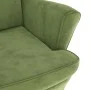 Light green velvet armchair by vidaXL, Armchairs - Ref: Foro24-324062, Price: 212,03 €, Discount: %