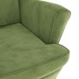 Sillón de terciopelo verde claro de vidaXL, Sillones - Ref: Foro24-324062, Precio: 218,09 €, Descuento: %