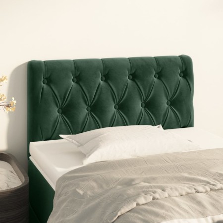 Cabecero de terciopelo verde oscuro 80x7x78/88 cm de vidaXL, Cabeceros y pies de cama - Ref: Foro24-346309, Precio: 47,34 €, ...
