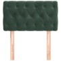 Cabecero de terciopelo verde oscuro 80x7x78/88 cm de vidaXL, Cabeceros y pies de cama - Ref: Foro24-346309, Precio: 47,34 €, ...